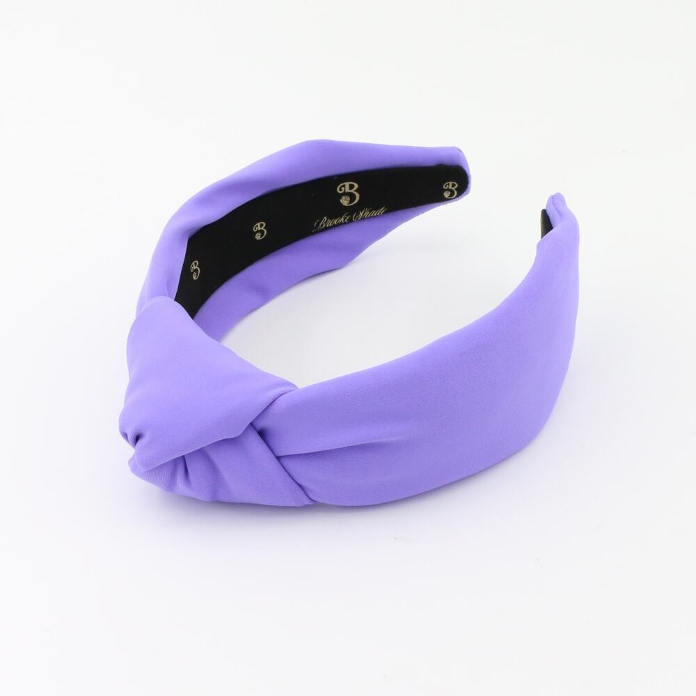 318. The Brooke Shade Royal Purple Neoprene Topknot